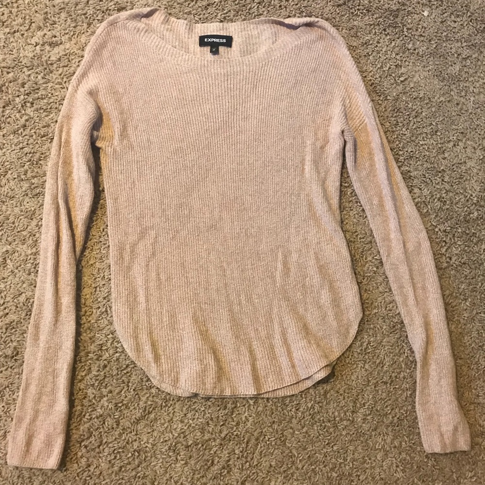 express light pink sweater
